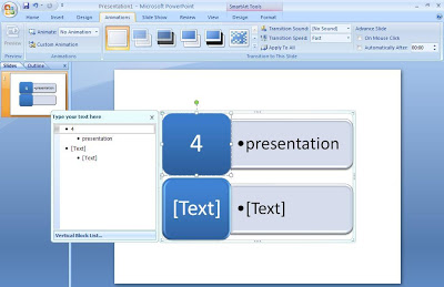 Animations for SmartArt graphics Powerpoint Tutorials - 4 Presentation