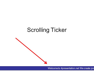 Scrolling Ticker Effect Powerpoint Tutorials - 4 Presentation