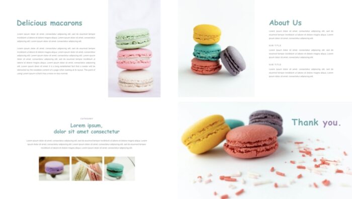 free-macarons-powerpoint-templates-simple-modern