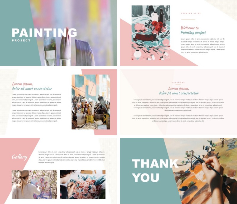 Painting PPT Template