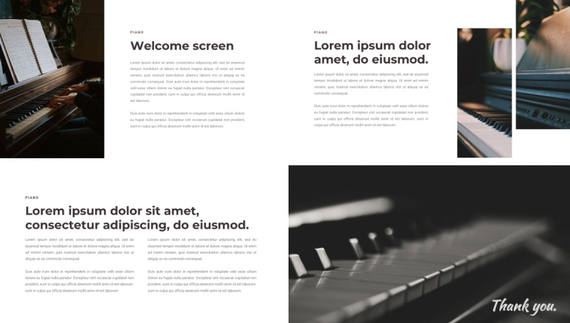 Piano PPT Template